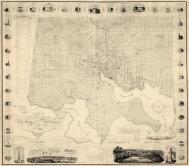 Baltimore 1822 Wall Map 31x36
